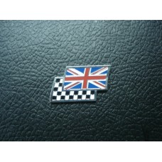 Bandeira inglesa/xadrêz de colar